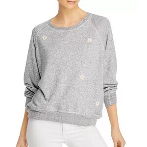Rails Theo Embroidered Daisies Sweater
